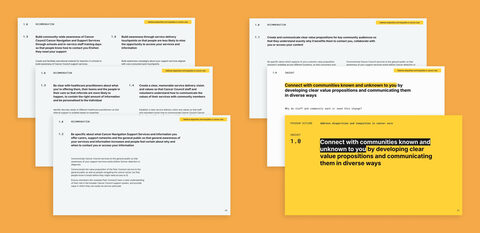 Designing a national cancer navigation service for consistent, equitable support.