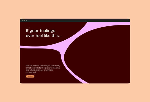 The website experience is meant to be a part of the welcoming journey as much as the art.