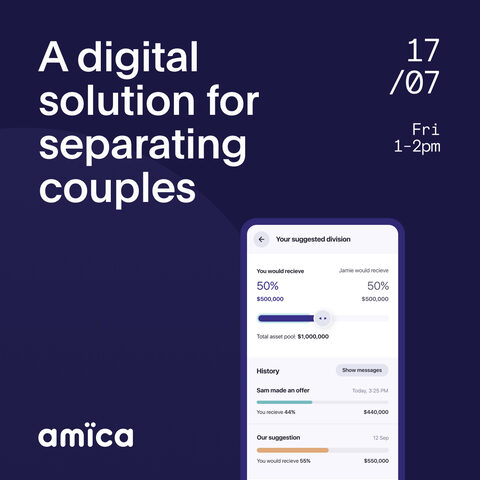 A digital solution for separating couples