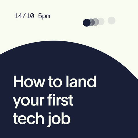 How to land your first tech job